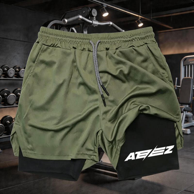 Cross Print 2 in 1 Workout Run - огляд і ціна Compression Shorts Athletes