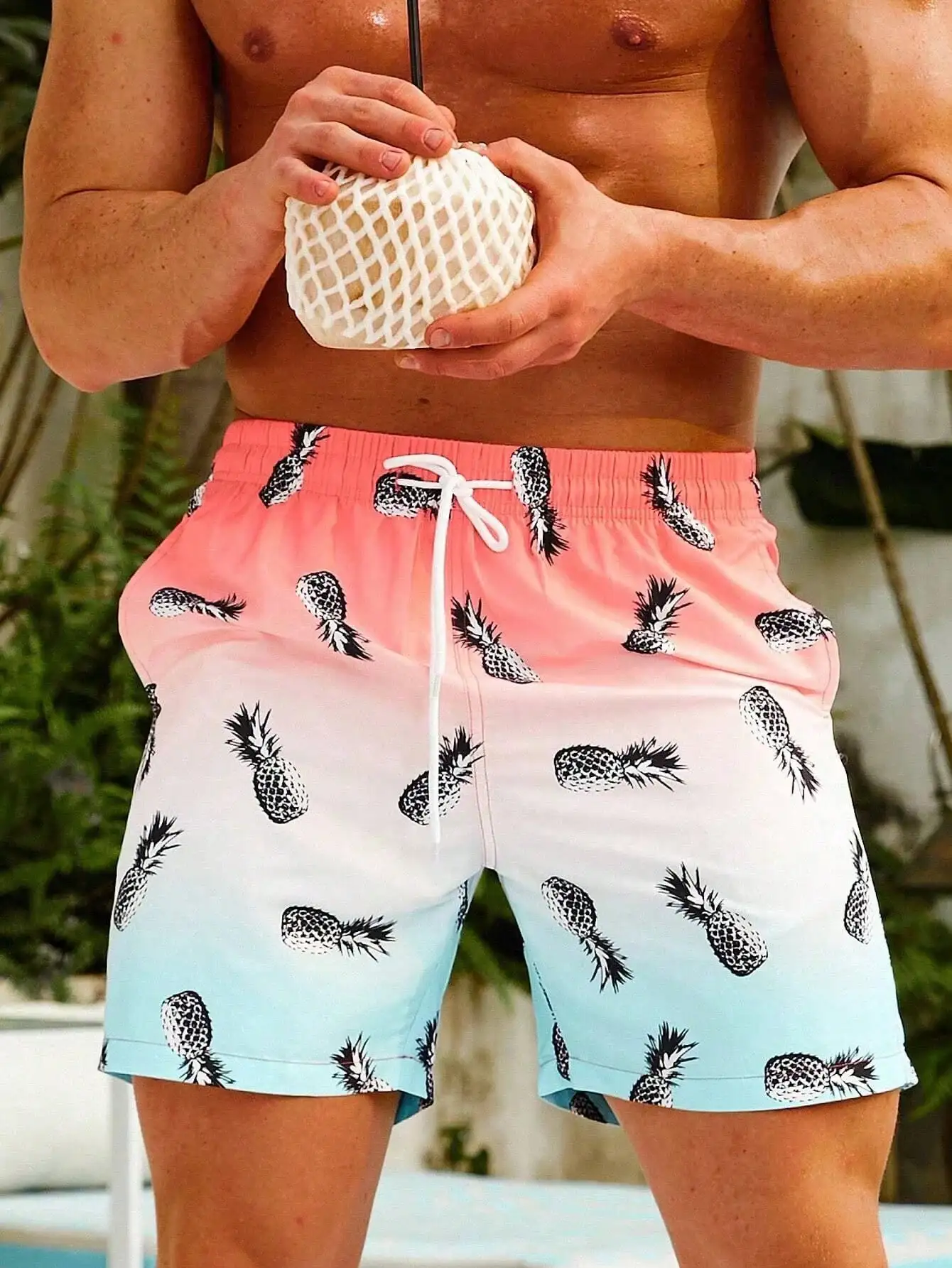 Men's Beach Shorts Summer Fash - огляд і ціна Bamboo Fiber Trunk