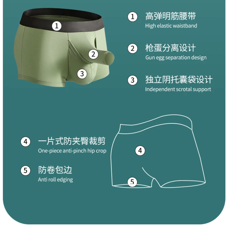 Bamboo Fiber Boxers Shorts Men - огляд і ціна Bamboo Fiber Trunk