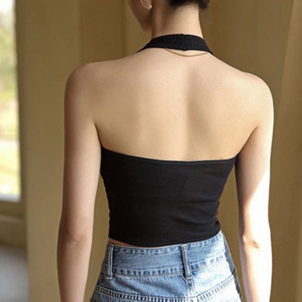 Halter Top Gym Vest Woman Back - огляд і ціна Suspender Tank Top
