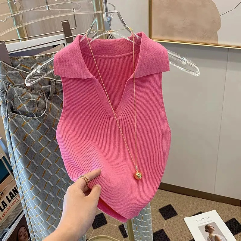 Women's Rose Ribbed Knit Tank  - огляд і ціна Tank Top Ribbed