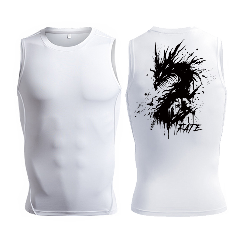 Fate Sword Print Sleeveless Co - огляд і ціна Sleeveless Undershirt