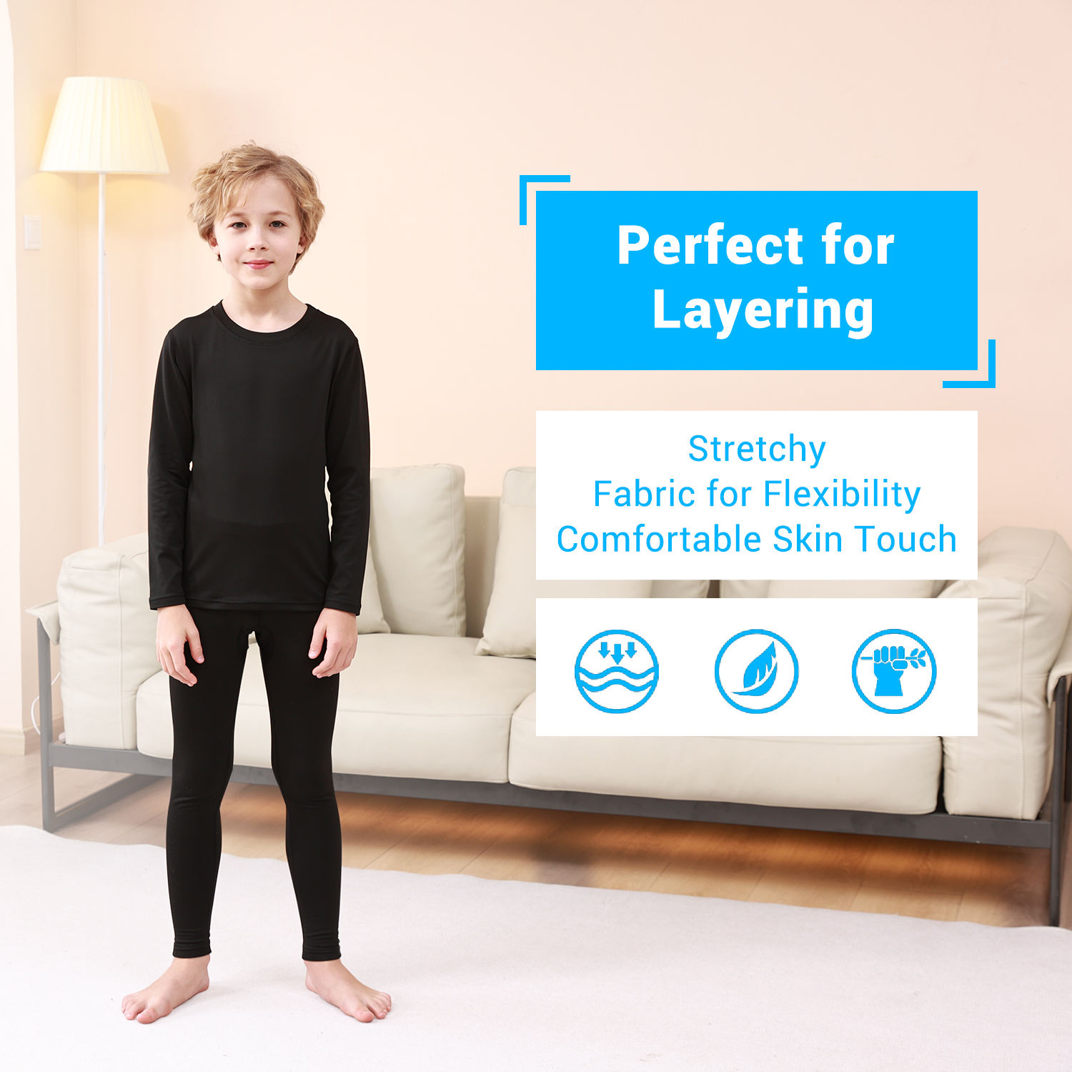 Children Winter Ski Thermal Un - огляд і ціна Thermal Long John