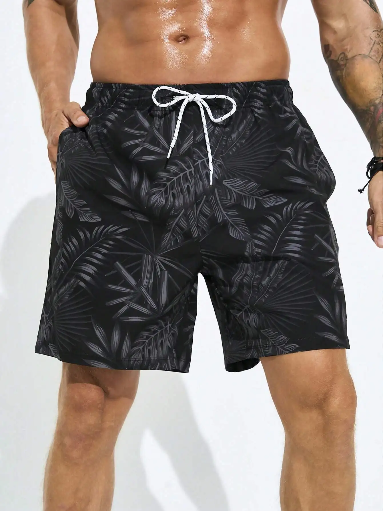 Men's Casual Printed Drawstrin - огляд і ціна Bamboo Fiber Trunk