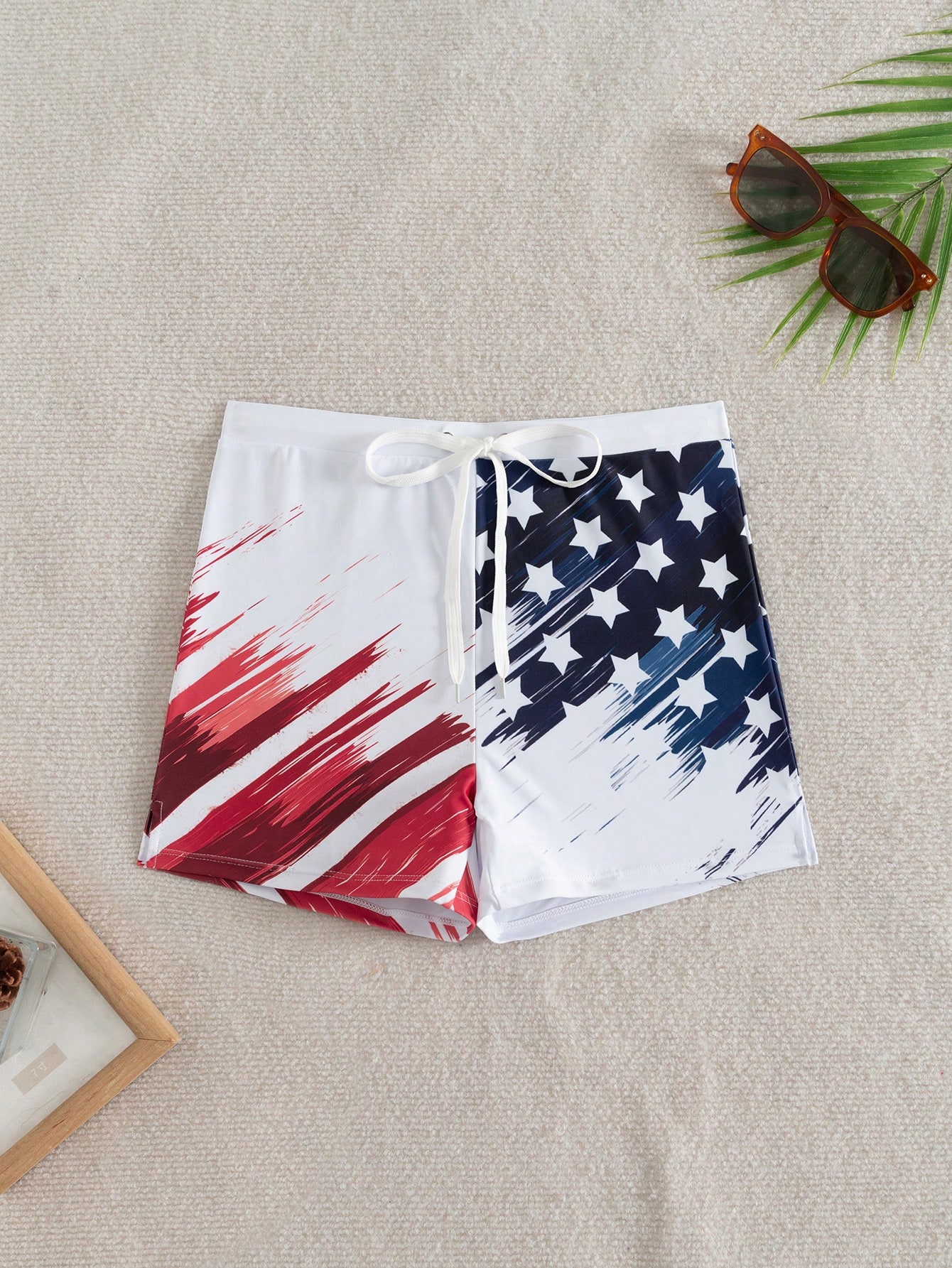 Men's Casual Flag Printed Draw - огляд і ціна Bamboo Fiber Trunk