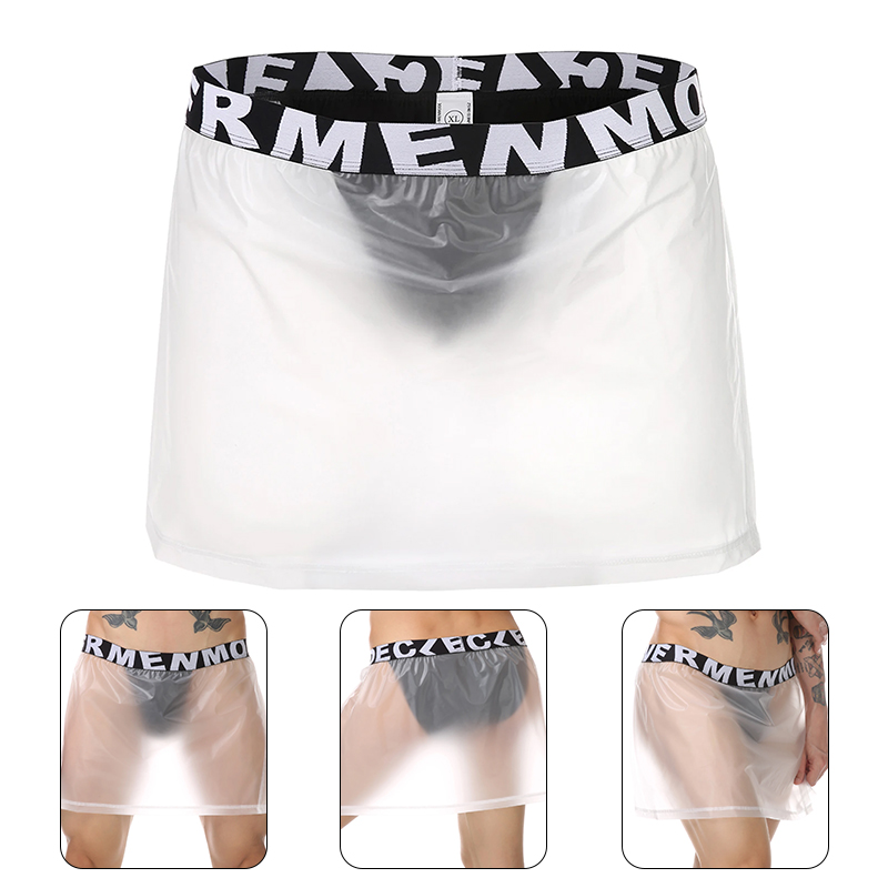 Men Sexy Transparent Swimwear  - огляд і ціна Boxer Shorts Modal