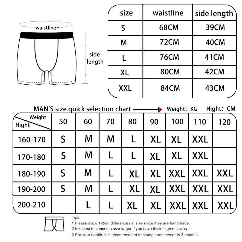 1Pcs Men Underwear Boxershorts - огляд і ціна Trunk Breathable Men