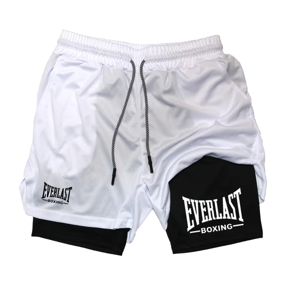 Men's 2-in-1 Double Layer Athl - огляд і ціна Compression Shorts Athletes