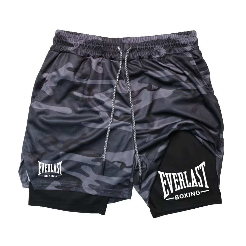 Men's 2-in-1 Double Layer Athl - огляд і ціна Compression Shorts Athletes