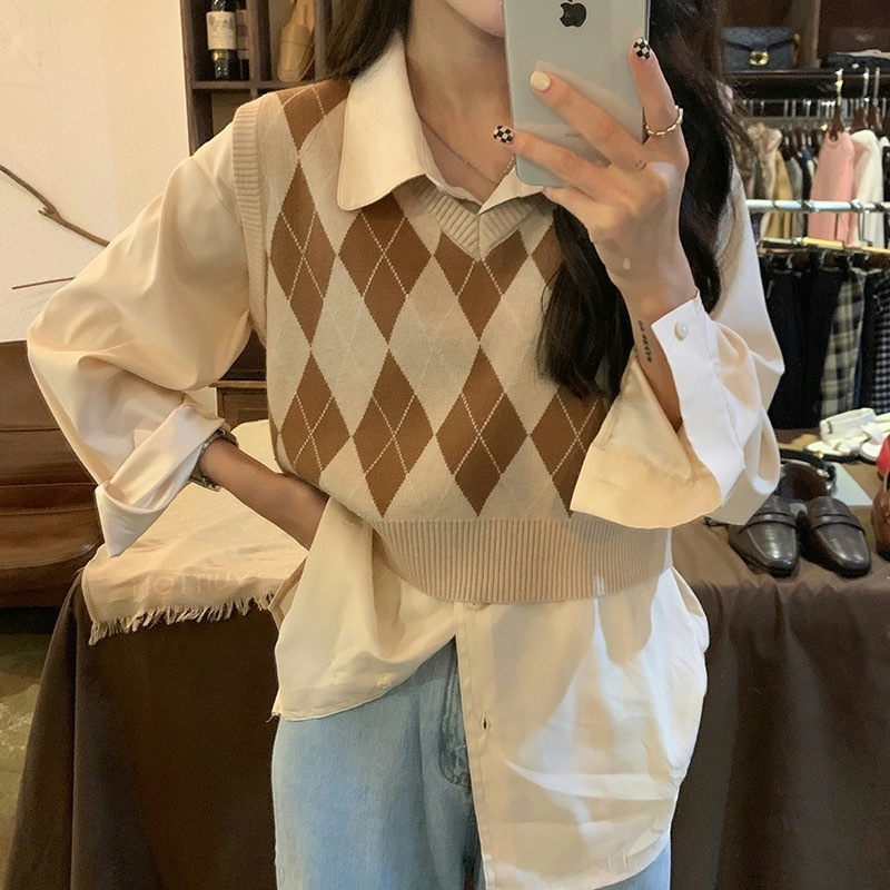 Autumn Fashion Female Vintage  - огляд і ціна Tank Top Ribbed