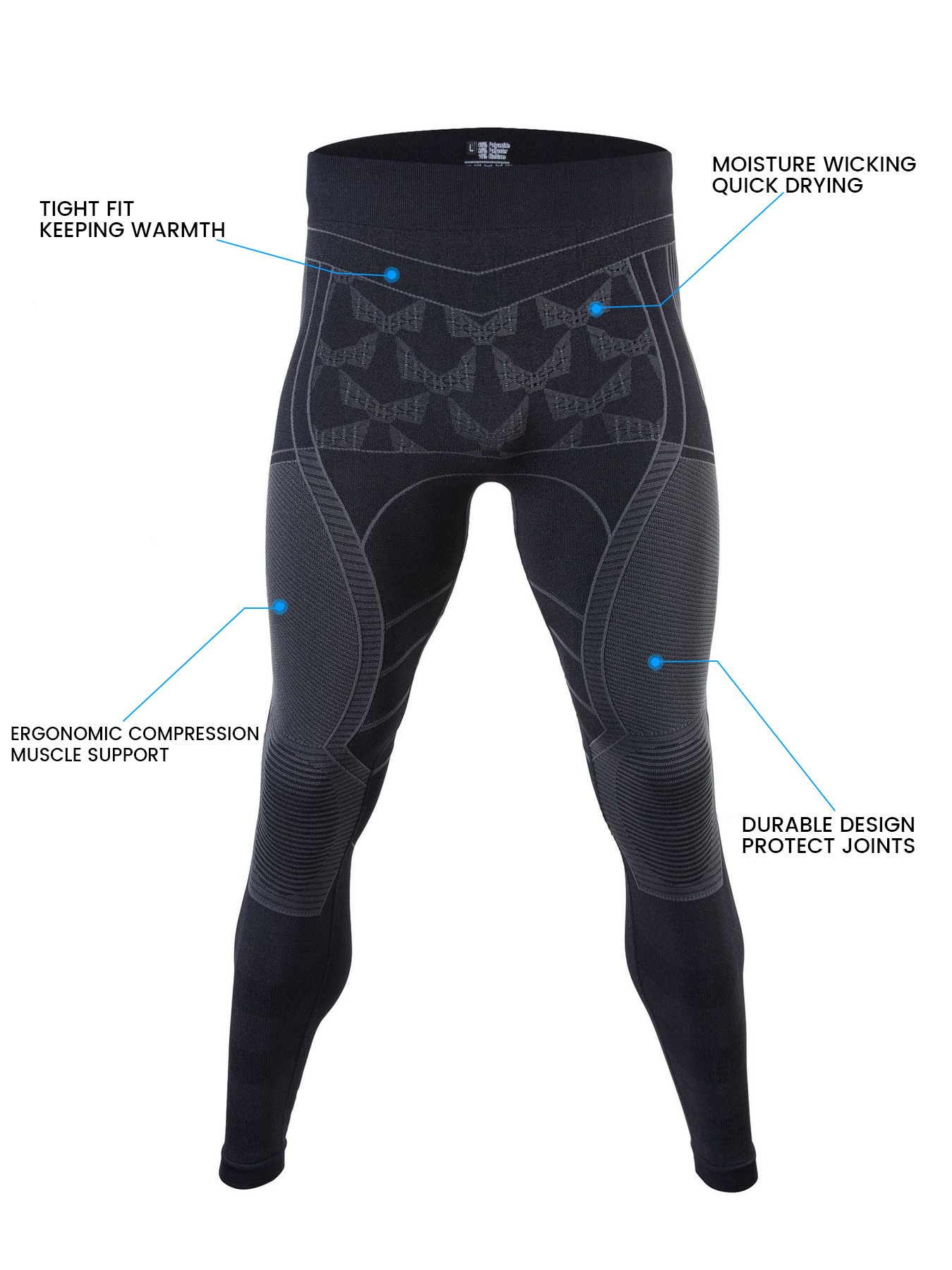 Thermal Underwear for Men Swea - огляд і ціна Thermal Long John