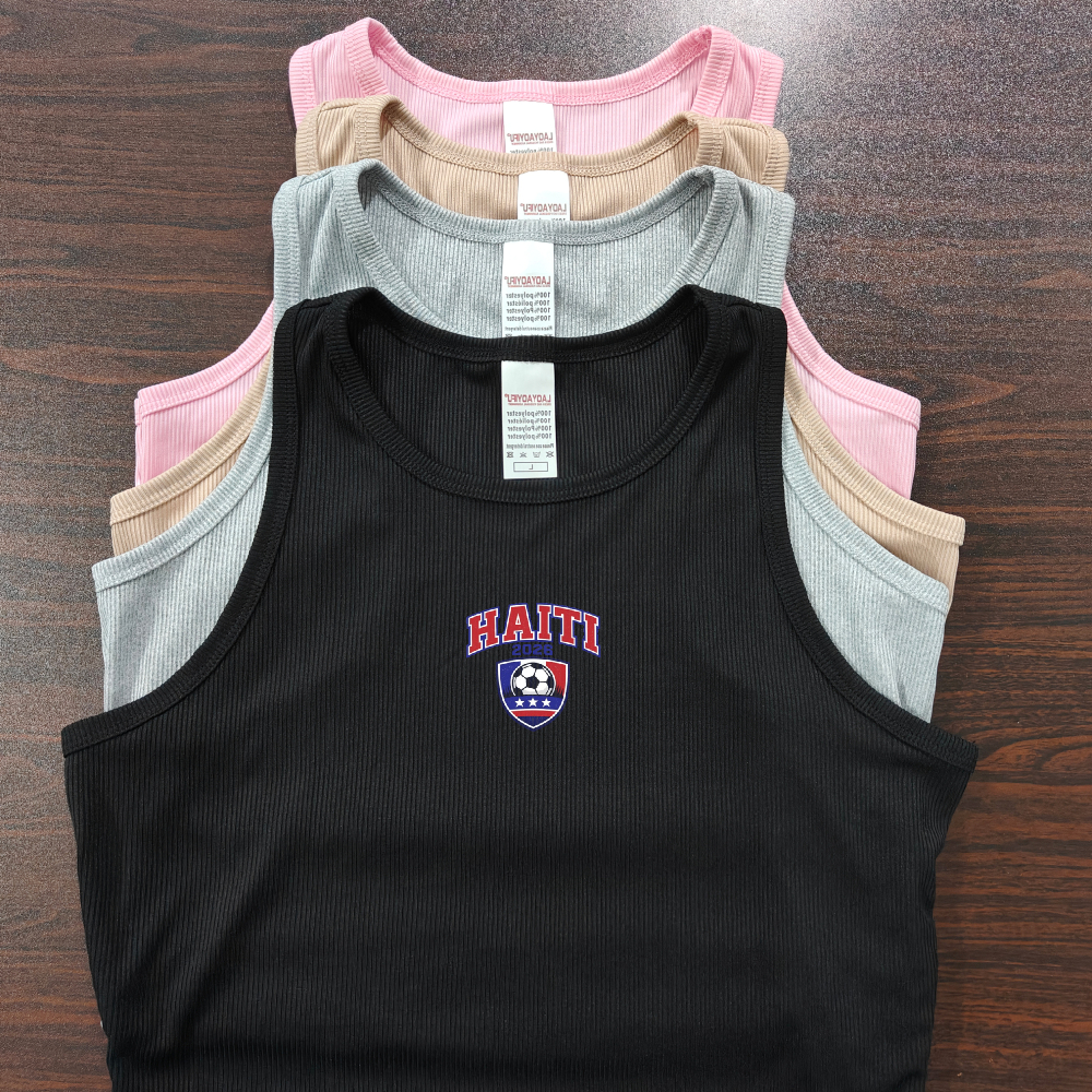 Haiti 2026 Soccer Graphic Top  - огляд і ціна Tank Top Ribbed