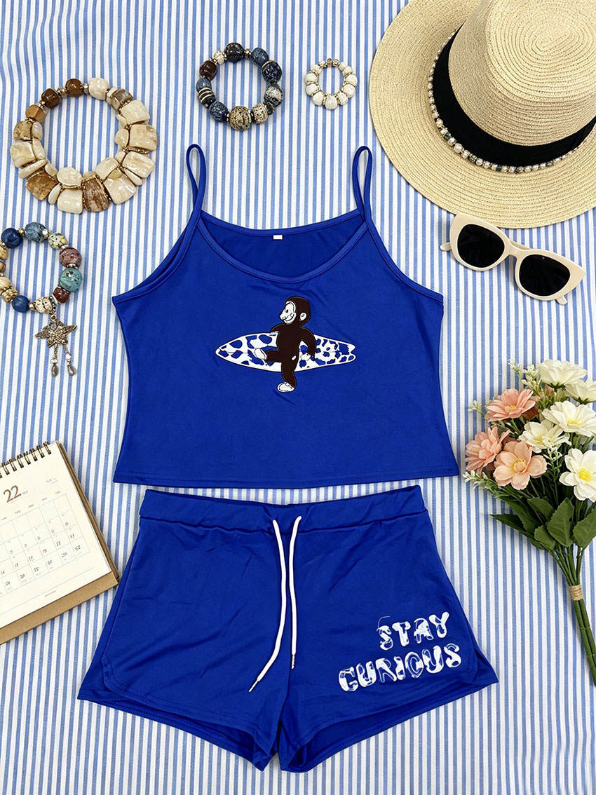 Punk Vintage Surf Style Women  - огляд і ціна Suspender Tank Top